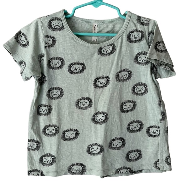 RYLEE & CRU Lion Boxy Short Sleeve Tee Shirt Size 4/5 - Picture 2 of 9